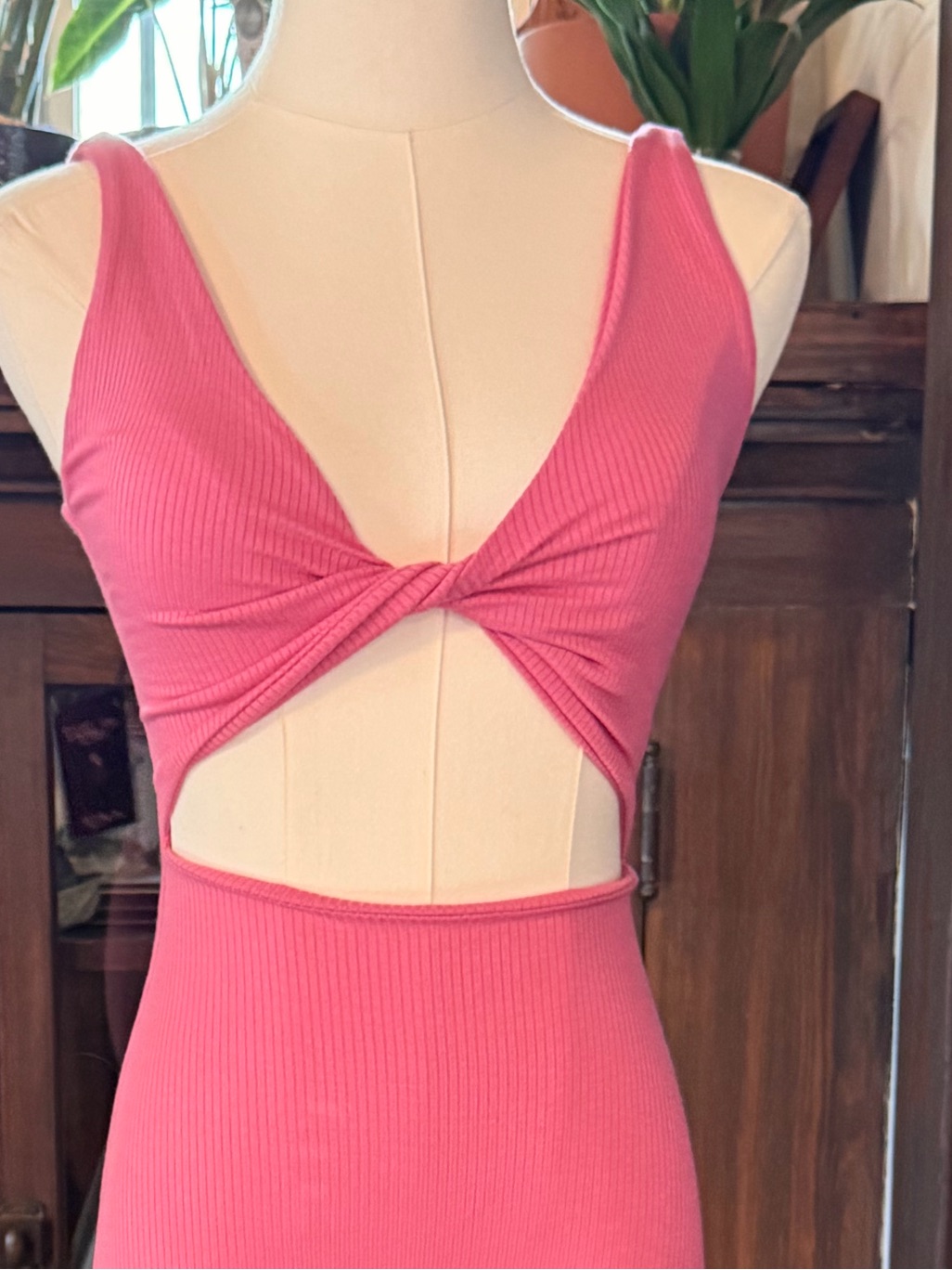 Nwt Skatie Amelia Ribbed Dress In Pink Size Xs — image 3 of 8